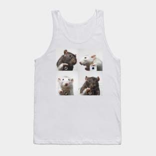 Say Cheese–Rat Photographers Tank Top